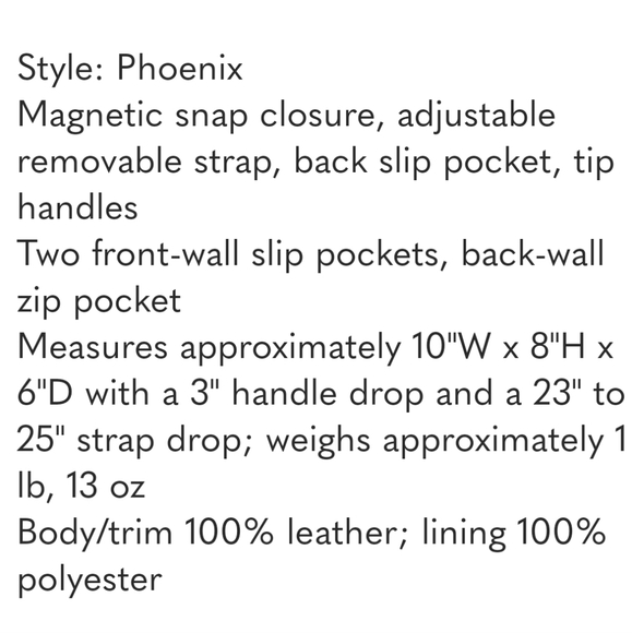 Aimee Kastenberg Phoenix Black Leather Satchel Crossbody Bag - Picture 3 of 9